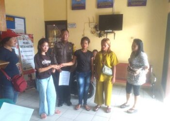 Bhabinkamtibmas Kelurahan Sumber Jaya Aiptu Ramses Tambunan selesaikan masalah penganiayaan melalui Problem Solving