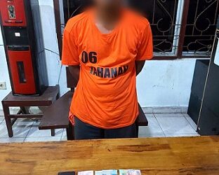 Pelaku MJ dan barang bukti sudah diamankan Sat Narkoba Polres Simalungun