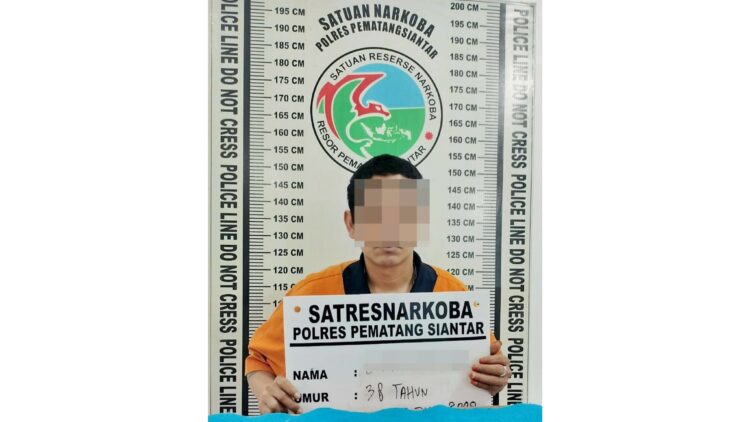 pelaku SRS dan barang bukti sudah diamankan Sat Resnarkoba Polres Siantar