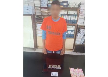 pengedar narkoba, Su dan barang bukti sudah diamankan diruangan Sat Resnarkoba Polres Simalungun.