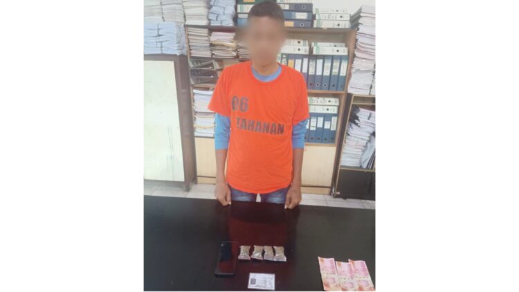 pengedar narkoba, Su dan barang bukti sudah diamankan diruangan Sat Resnarkoba Polres Simalungun.