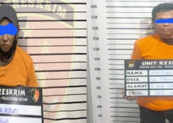 Pasutri pencuri betor. (Foto Ist)