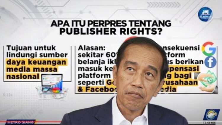 Presiden Jokowi - Publisher Rights