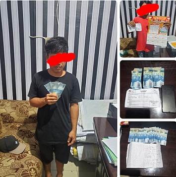Tim Sukses Yang Ditangkap. (Foto Ist)