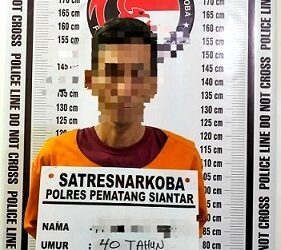 HA residivis narkotika beserta barang bukti sudah diamankan Sata Narkoba Polres Siantar