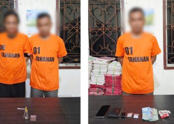 Ketiga tersangka narkoba dan barang bukti sudah diserahkan ke ruangan Sat Narkoba Polres Simalungun