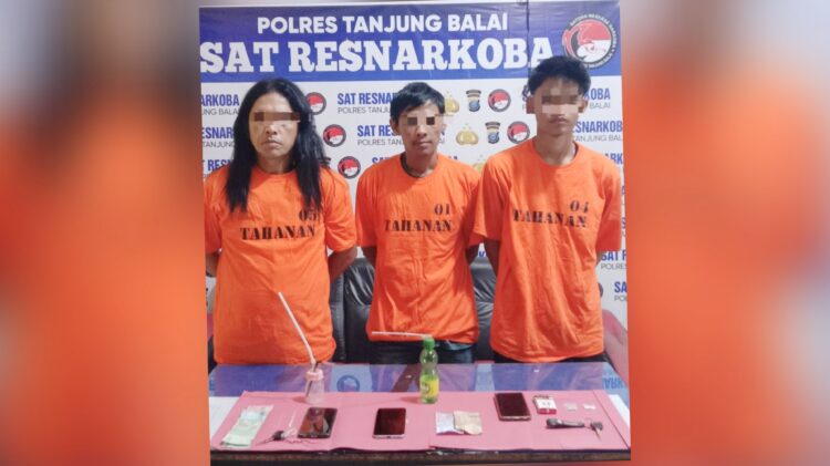 Bendar ekstasi dan kedua pengedar sudah diamankan Sat Resnarkoba Polres Tanjung Balai