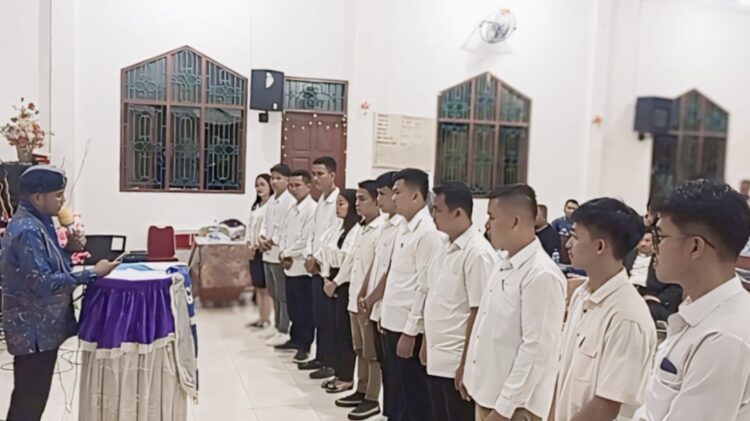Ketua Umum GMKI Jefri Gultom Resmi Lantik BPC GMKI Gunungsitoli