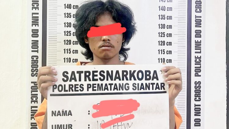Pelaku RM dan barang bukti