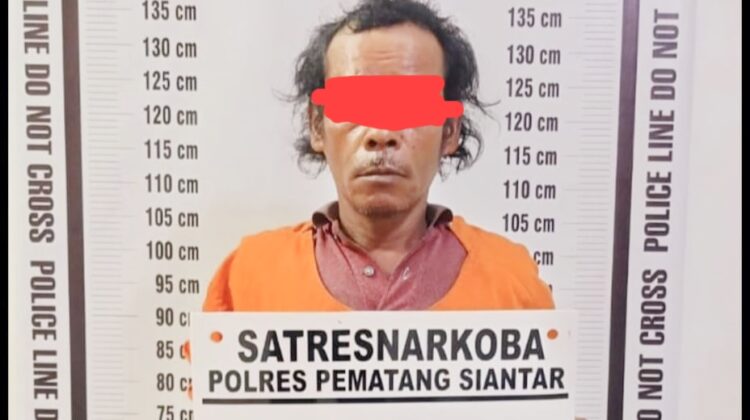 Pelaku MS dan barang bukti