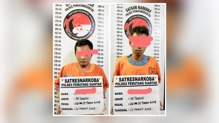Kedua pelaku, Sup dan RH beserta seluruh barang bukti sudah diamankan di ruangan pemeriksaan Sat Resnarkoba