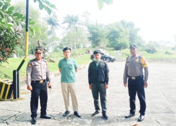 Personel Polsek Siantar Barat Laksanakan Pengamanan Sembahyang Cheng Beng