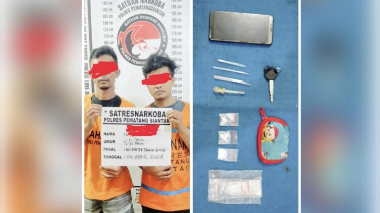 NY dan JL beserta barang bukti