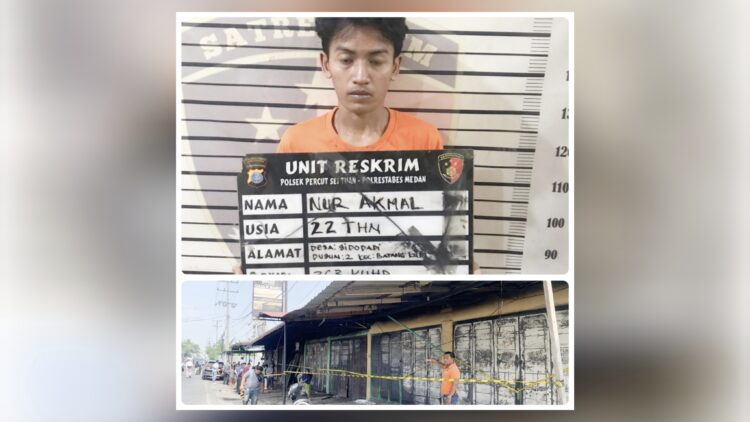 Pelaku Nur alias Akmal. (Foto Ist)