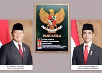 Presiden Prabowo Subianto dan Wakil Presiden Gibran Rakabuming Raka