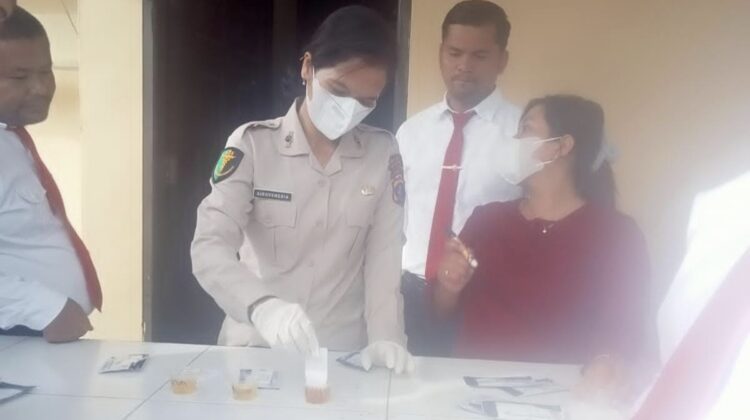 Polres Simalungun Test Urine Mendadak Personel dan Hasilnya Negatif