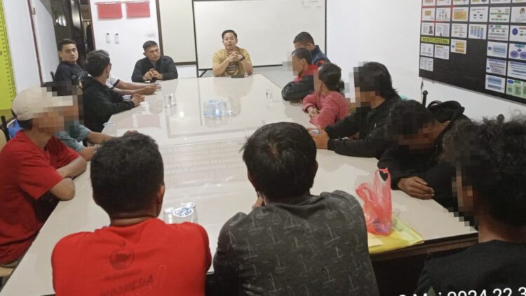 Dipimpin Kasat Reskrim Polres Siantar AKP Made Wira Suhendra SIK, MH menyelesaikan dua perkara penganiaya melalui Problem Solving