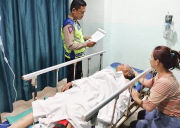 Monang Gultom kondisi luka luka mendapatkan perawatan medis