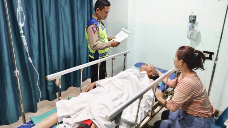 Monang Gultom kondisi luka luka mendapatkan perawatan medis