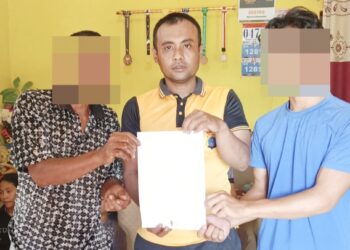 Bhabinkamtibmas Pematang Marihat Selesaikan Perkara Anak Pukul Bapak Melalui Problem Solving