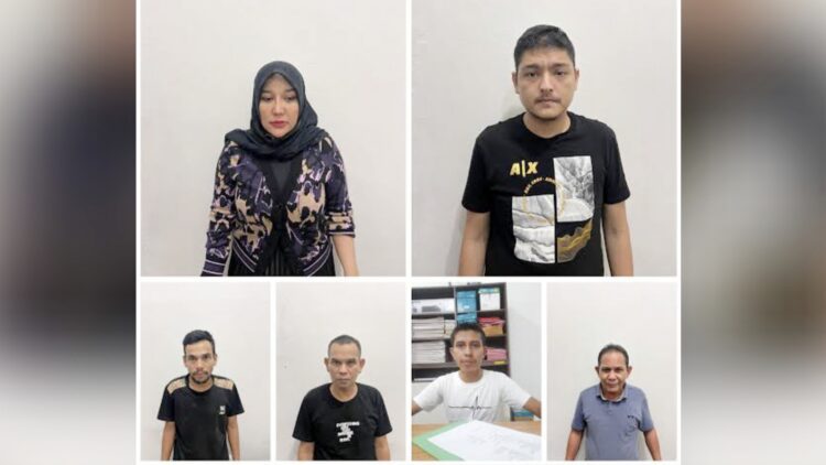 Nisa Ratu Narkoba asal Aceh dan rekanya. (Foto Ist)