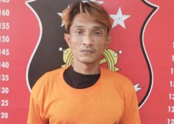 Pelaku maling dikediaman Kajati Sumut Idianto. (Foto Ist)