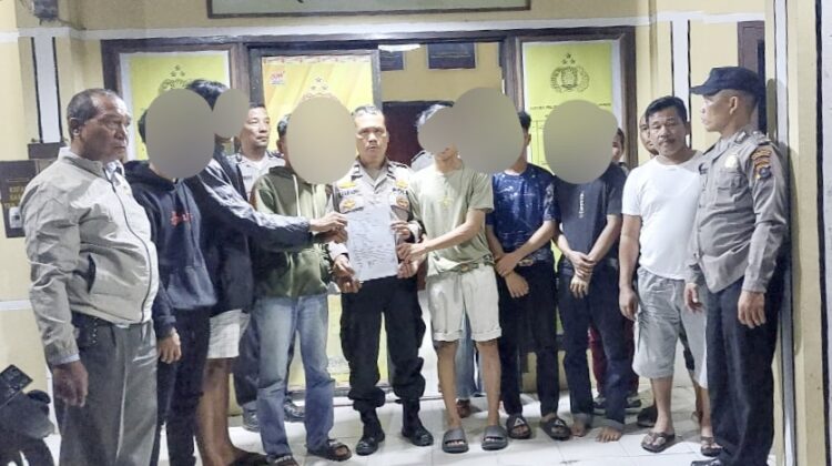 Polsek Siantar Marihat Mediasi Perkelahian Dua Kelompok Pelajar