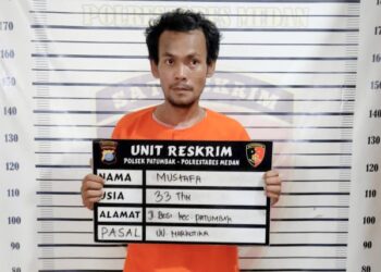 Pengedar sabu yang ditangkap. (Foto Ist)