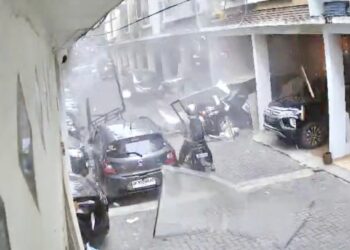 Ledakan di Kompleks Liberty Residence, Jalan Pendidikan, Kelurahan Glugur I, Medan Timur. (Foto Ist)