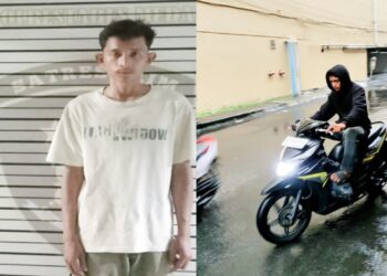 M. Syawaluddin, pelaku curanmor diringkus polisi. (Foto Ist)