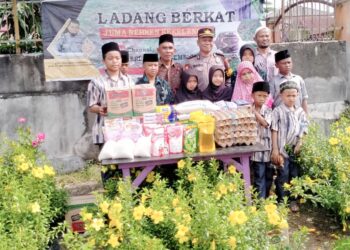 IPDA Terlaksana Sembiring Berbagi Rezeki Kepada Anak-Anak Panti Asuhan Amaliyah