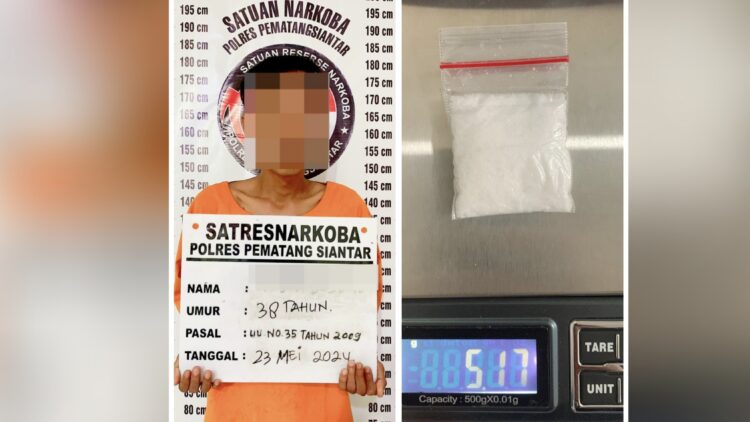 Residivia sabu, Jun dan barang bukti