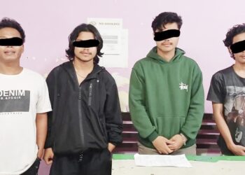 Ke empat pelaku pengeroyokan