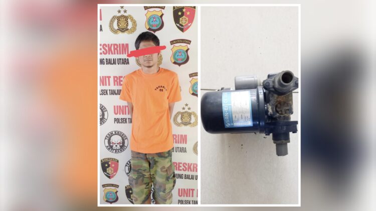 Pelaku Akbar Syahnanda Alias Akbar dan barang bukti