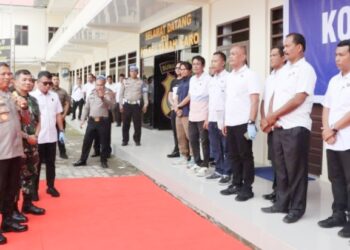 Kapolda Sumut, Komjen Pol Agung Setya Imam Effendi di Polres Tanah Karo. (Foto Ist)