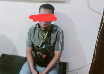 Pelaku penganiayaan, HPN diamankan di Polsek Siantar Selatan