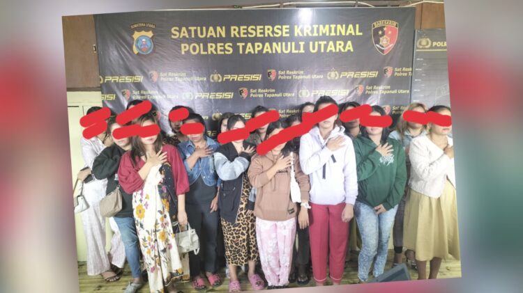 Waiters yang diamankan oleh Polres Taput. (Foto Ist)