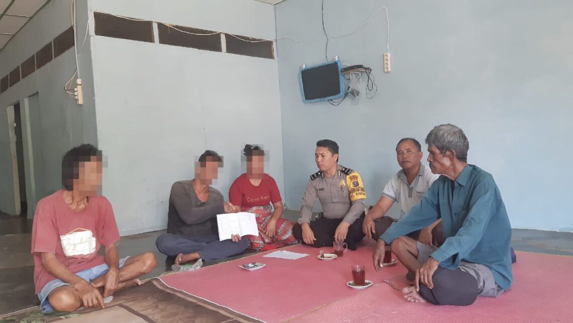 Bhabinkamtibmas Kahean Selesaikan Perkara KDRT Melalui Problem Solving