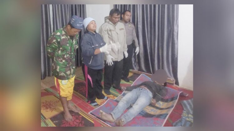 Jenajah korban Dearma Alpredo Silalahi disemayamkan dirumah orangtua abang sepupunya