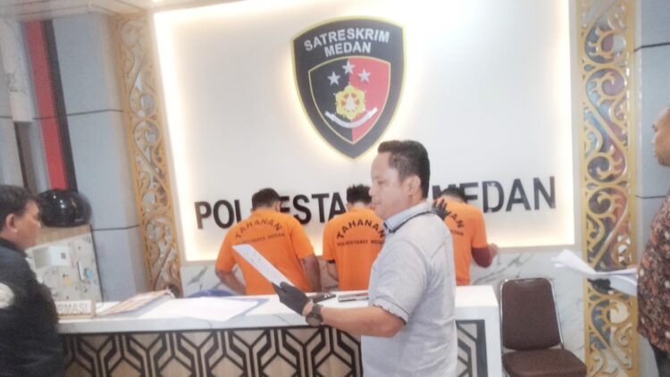 Para pelaku curanmor di Medan Helvetia. (Foto Ist)