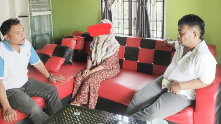 Pelaku Sug saat ditangkap di rumahnya