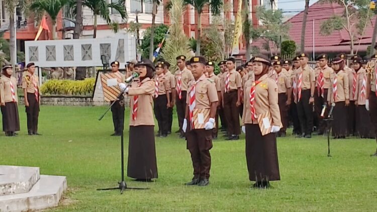 Kwarcab Kota Tebing Tinggi Upcar Peringatan Hari Pramuka ke 63 Tahun 2024