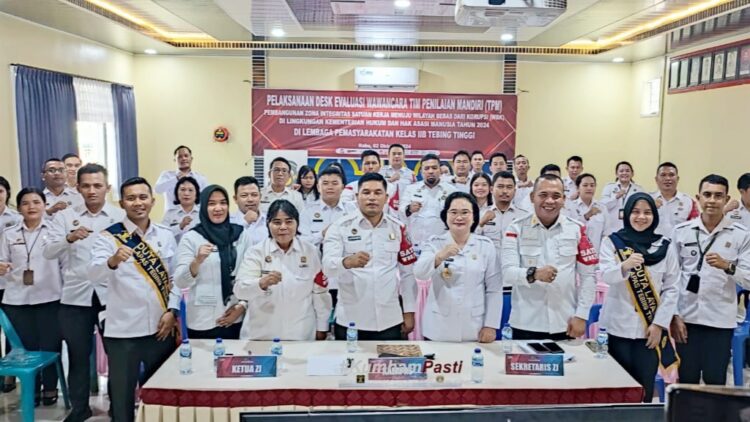 Lapas Tebing Tinggi Ikuti Desk Evaluasi