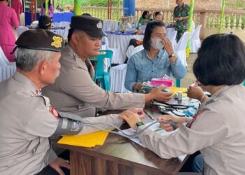 Polres Simalungun Gelar Pemeriksaan Kesehatan Gratis di Polsek Purba