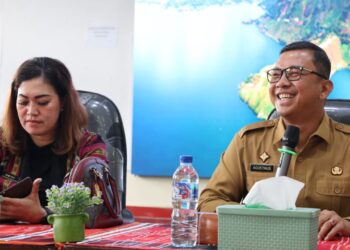 Pjs Bupati Toba, Dr. Agustinus menerima kunjungan BNN Kota Siantar