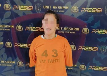 Tersangka MY sudah ditahan Polseķ Teluk Nibung