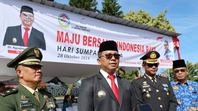 Pjs Bupati Toba Dr. Agustinus Panjaitan di Peringatan Hari Sumpah Pemuda ke 96