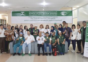 RS Adam Malik bersama tim dokter King Salman Humanitarian Aid and Relief Center (KSRelief) dari Arab Saudi