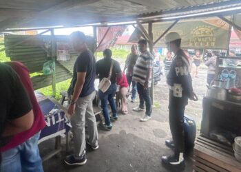 Tim gabungan dikoordinir Kanit Idik 1 Sat Resnarkoba IPDA Warman Siallagan SH dan Kanit Idik 2 Sat Resnarkoba IPDA Ganda Sri Rejeki Sinaga SH melaksanakan GSN di Eks Terminal Sukadame