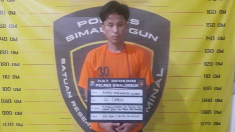 Tersangka Riand Vernando Sijabat